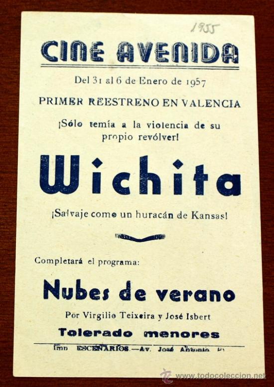 Cine: WICHITA  - con impreso al dorso - - Foto 2