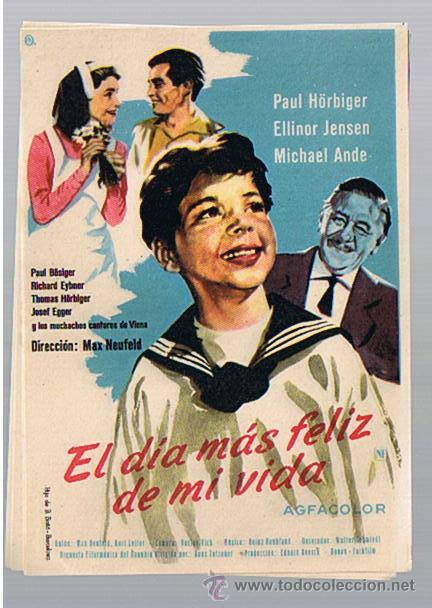 Cine: El d&iacute;a m&aacute;s feliz de mi vida. Programa sencillo. &iexcl;IMPECABLE! - Foto 1