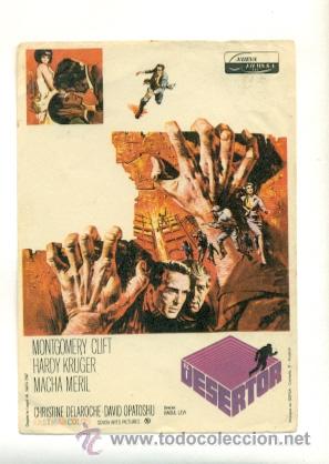 Cine: DESERTOR , EL - CON MONTY CLIF - PROGRAMA ORIGINAL SIN PUBLICIDAD - Foto 1