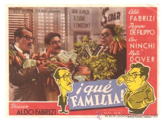 Cinema: *** !QUE FAMILIA! SENCILLO CON PUBLICIDAD ***