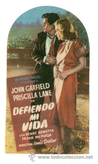Cine: DEFIENDO MI VIDA  - PROGRAMA ORIGINAL SIN PUBLICIDAD - - Foto 1