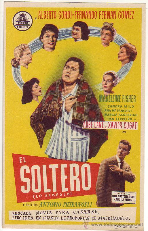 Flyers Publicitaires de Films Anciens: el soltero