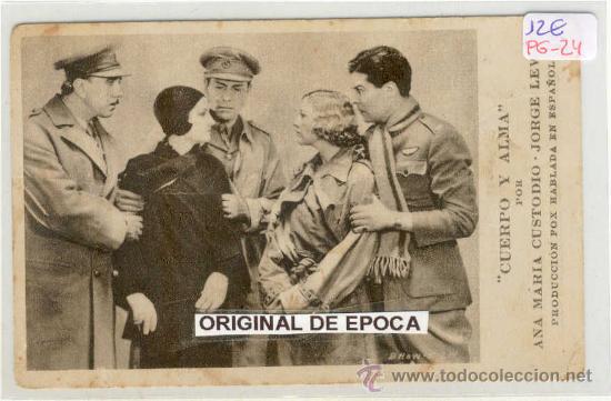 Cine: (PG-24)PROGRAMA DE CINE CUERPO Y ALMA A&Ntilde;OS 30 - Foto 1