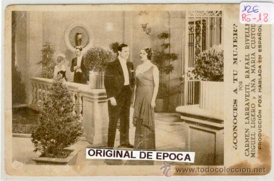 Cinema: (PG-18)PROGRAMA DE CINE &iquest;CONOCES A TU MUJER? A&Ntilde;OS 30