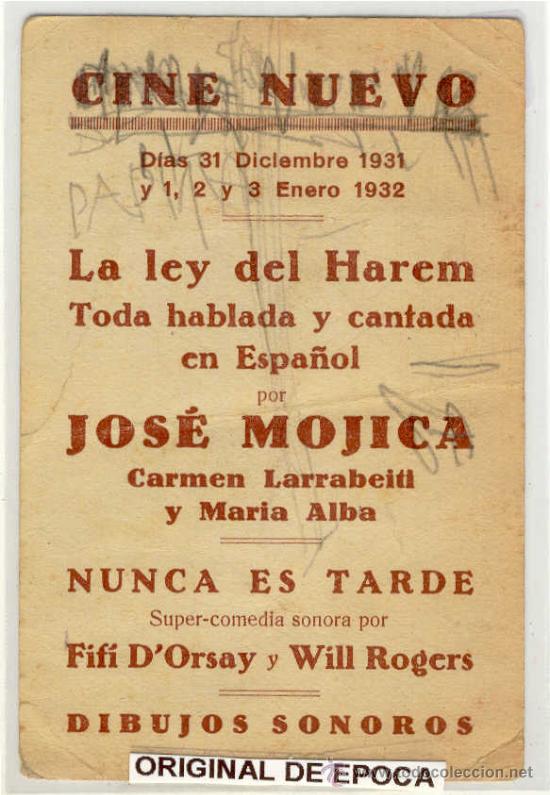 Cine: (PG-15)PROGRAMA DE CINE LA LEY DEL HAREM A&Ntilde;OS 30 - Foto 2