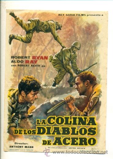 Cine: COLINA DE LOS DIABLOS DE ACERO , LA - PROGRAMA ORIGINAL   CON  PUBLICIDAD - - Foto 1