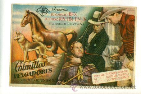 Cine: COLMILLOS VENGADORES  - PROGRAMA ORIGINAL   CON  PUBLICIDAD - - Foto 1