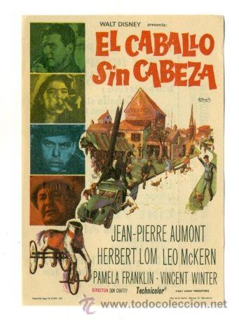 Cine: CABALLO SIN CABEZA , EL   - PROGRAMA ORIGINAL   CON  PUBLICIDAD - IMPECABLE ESTADO - Foto 1