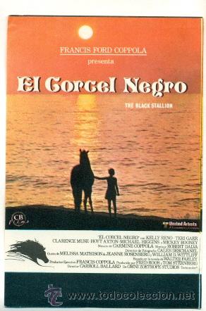 Cine: CORCEL NEGRO , EL   - PROGRAMA ORIGINAL   SIN PUBLICIDAD - IMPECABLE ESTADO - Foto 1