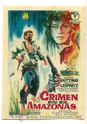 Cine: CRIMEN EN EL AMAZONAS   - PROGRAMA ORIGINAL   SIN PUBLICIDAD - BUEN  ESTADO - Foto 1