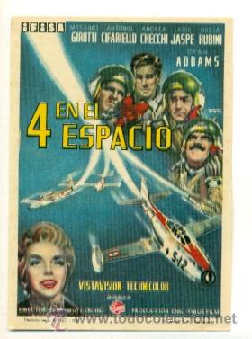 Cine: 4 EN EL ESPACIO   - PROGRAMA ORIGINAL   SIN PUBLICIDAD - - Foto 1