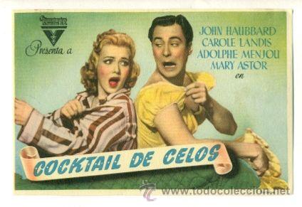 Cine: COCKTAIL DE CELOS - PROGRAMA ORIGINAL SIN PUBLICIDAD - - Foto 1