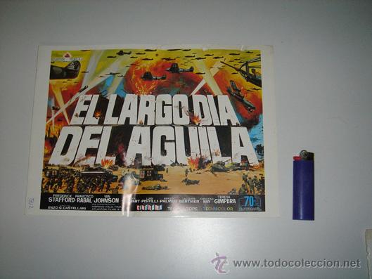 Flyers Publicitaires de Films Anciens: el largo dia del aguila