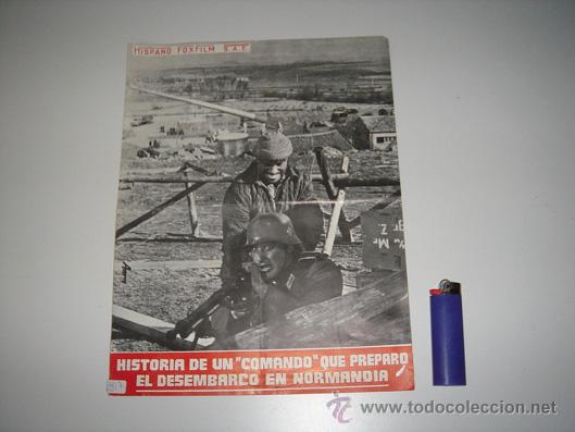 Flyers Publicitaires de Films Anciens: historia de un comando que preparo el desembarco en normandia