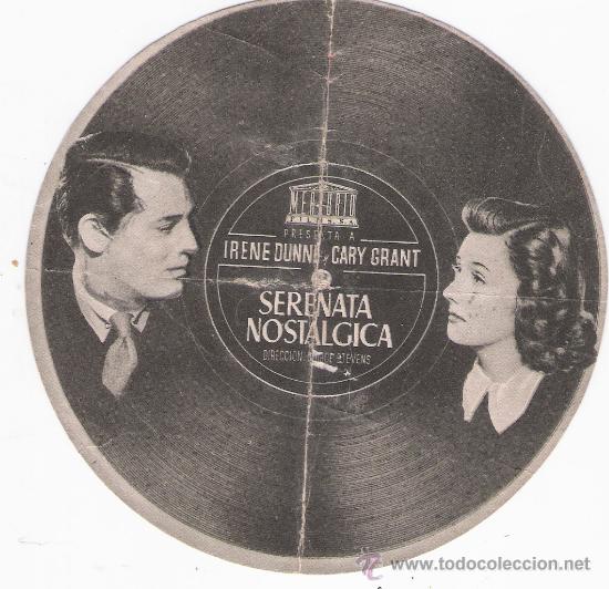 Cine: Serenata Nost&aacute;lgica. Troquelado de Mercurio. - Foto 1