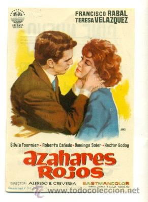Cine: AZAHARES ROJOS  - PROGRAMA ORIGINAL     CON   PUBLICIDAD - - Foto 1