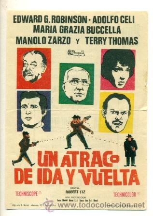Cine: ATRACO DE IDA Y VUELTA , UN    - PROGRAMA ORIGINAL     CON   PUBLICIDAD - - Foto 1