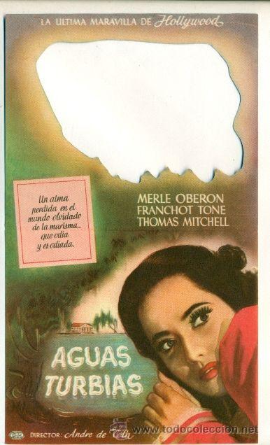 Kino: AGUAS TURBIAS - PROGRAMA ORIGINAL DOBLE TROQUELADO SIN PUBLICIDAD ! IMPECABLE &iexcl;