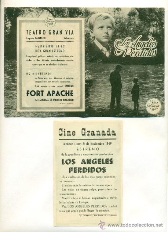Cine: ANGELES PERDIDOS , LOS    - PROGRAMA ORIGINAL   CON  PUBLICIDAD  - ! IMPECABLES LOS DOS &iexcl; - Foto 2