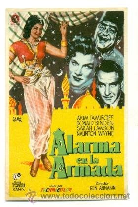 Cine: ALARMA EN LA ARMADA   - PROGRAMA ORIGINAL  SIN  PUBLICIDAD  - - Foto 1