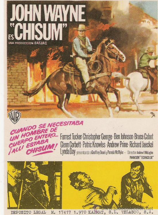 Cine: JOHN WAYNE ES CHISUM - Foto 1