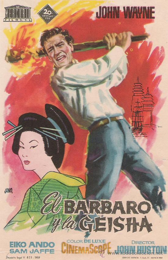 Cine: EL BARBARO Y LA GEISHA  DE JOHN WAYNE - Foto 1