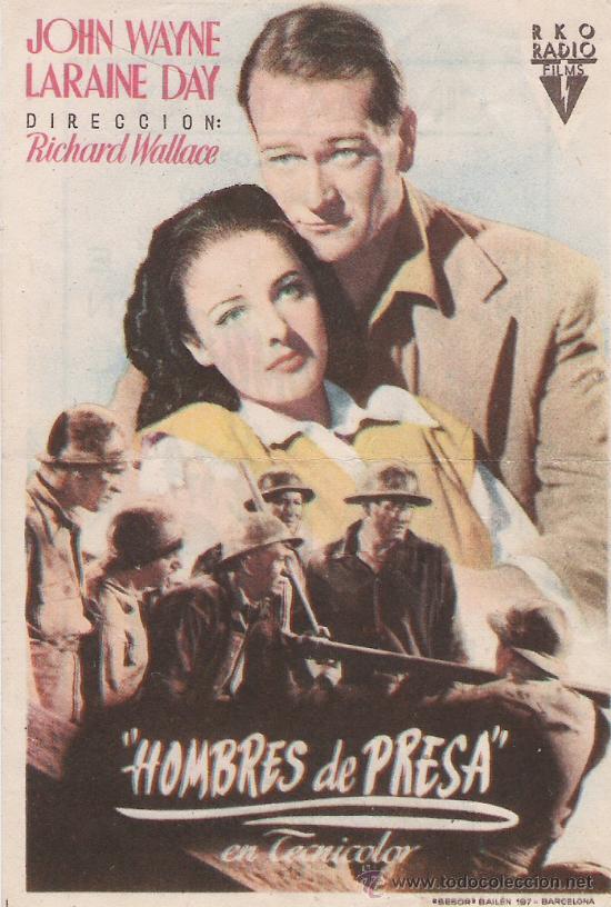 Cine: HOMBRES DE PRESA  DE JOHN WAYNE CINEMA ROXY - Foto 1