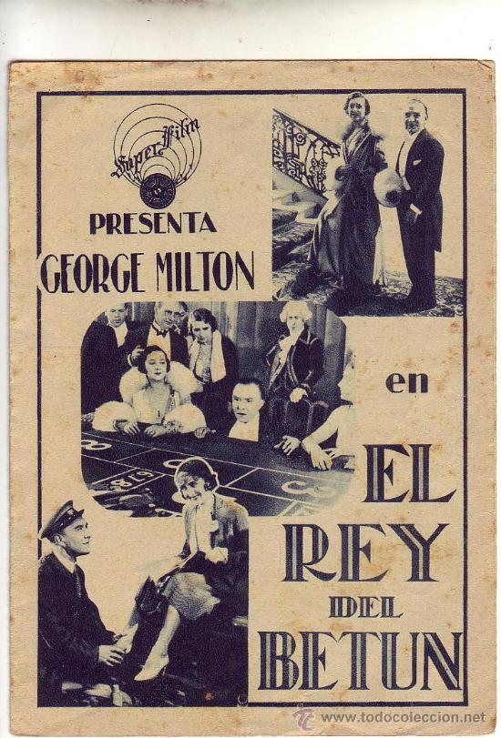 Flyers Publicitaires de Films Anciens: el rey del betun - programa doble