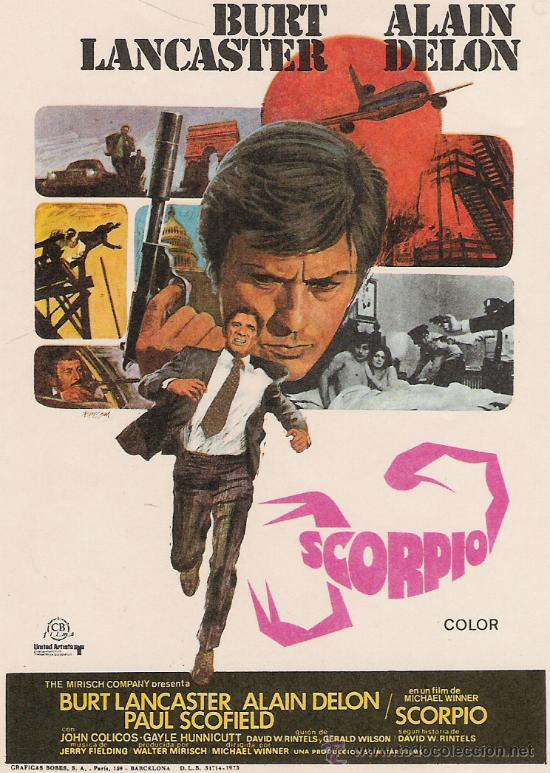 Flyers Publicitaires de Films Anciens: SCODE  BURT LANCASTER RPIO