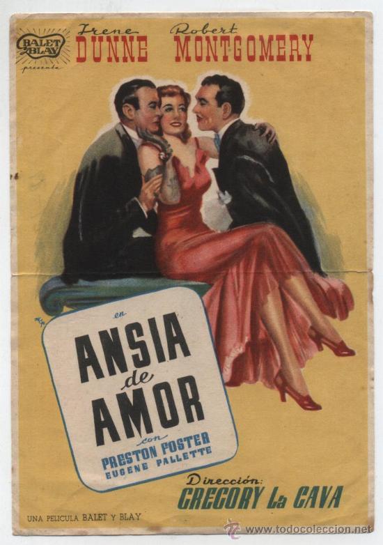 Cine: Ansia de amor. Sencillo de Balet y Blay. - Foto 1