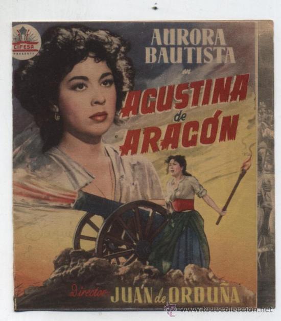 Cine: Agustina de Arag&oacute;n. Doble de Cifesa. - Foto 1