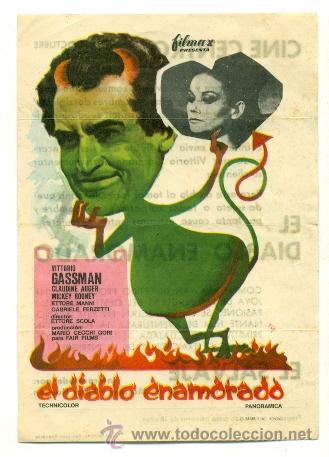Cine: DIABLO ENAMORADO - PROGRAMA ORIGINAL CON PUBLICIDAD - BE - Foto 1