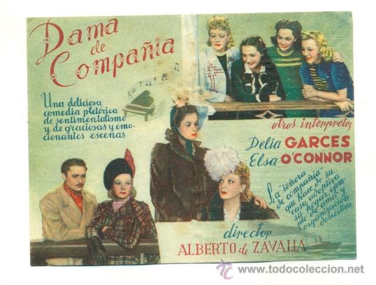 Cine: DAMA DE COMPA&Ntilde;IA   - PROGRAMA   ORIGINAL CON PUBLICIDAD  - - Foto 1