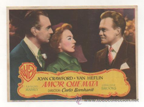 Kino: AMOR QUE MATA. CINE TROPICAL. 1950.