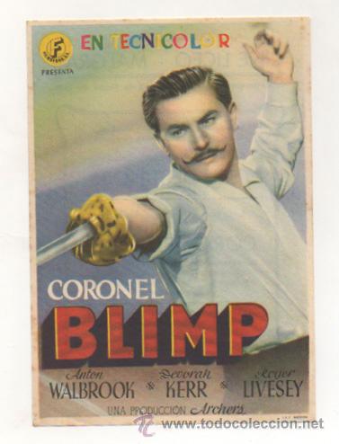 Cine: CORONEL BLIMP. CINE LICEO - MALGRAT. 1946. - Foto 1