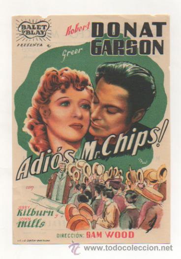 Cine: ADI&Oacute;S MR. CHIPS. CINE LICEO - MALGRAT. - Foto 1
