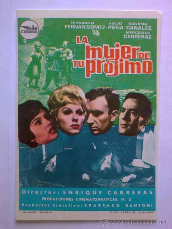 Cine: LAMUJER DE TU PROJIMO - Foto 1