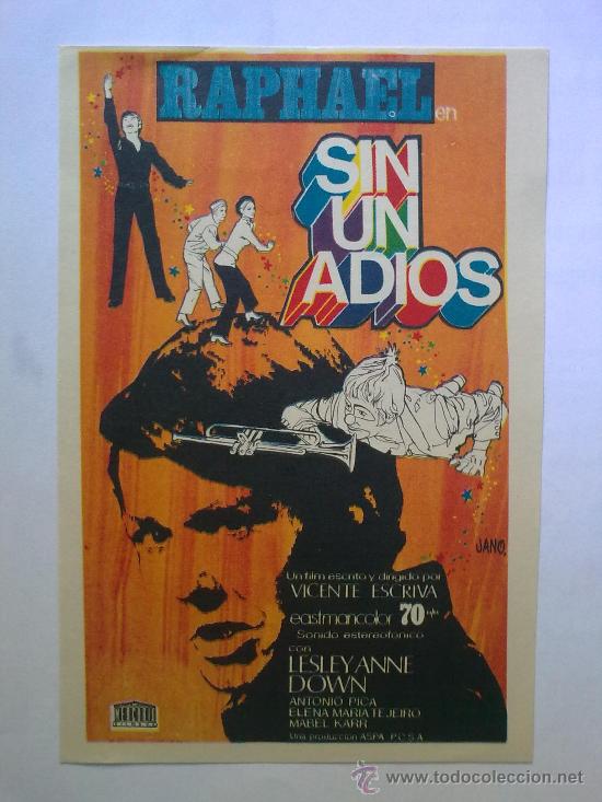 Cine: SIN UN ADIOS - Foto 1