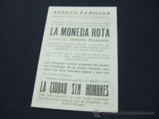 Cine: LA MONEDA ROTA - RALPH GRAVES - - Foto 2