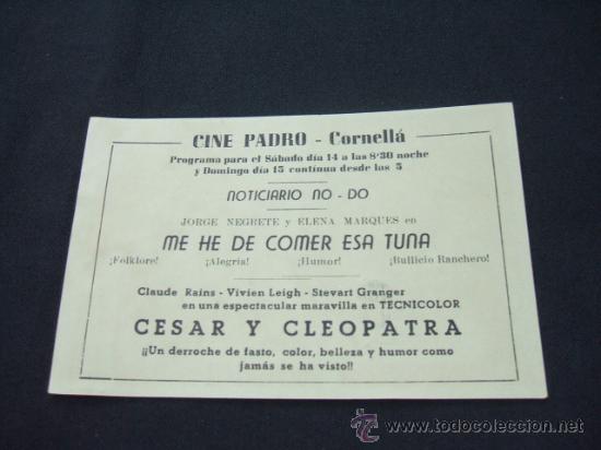 Cine: CESAR Y CLEOPATRA - DIRECTOR GABRIEL PASCAL - VIVIEN LEIGH - - Foto 2