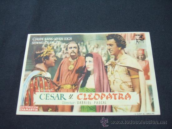 Cine: CESAR Y CLEOPATRA - DIRECTOR GABRIEL PASCAL - VIVIEN LEIGH - - Foto 1