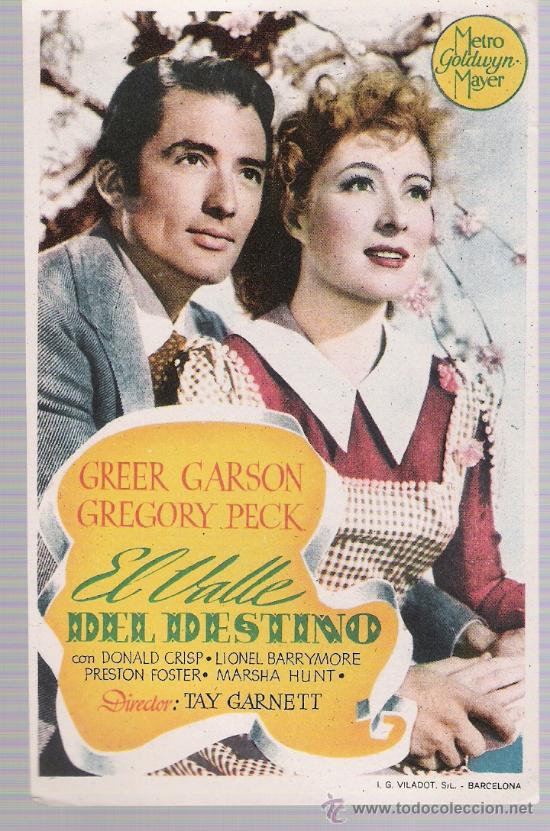 Cine: El Valle del Destino. Sencillo de MGM. - Foto 1