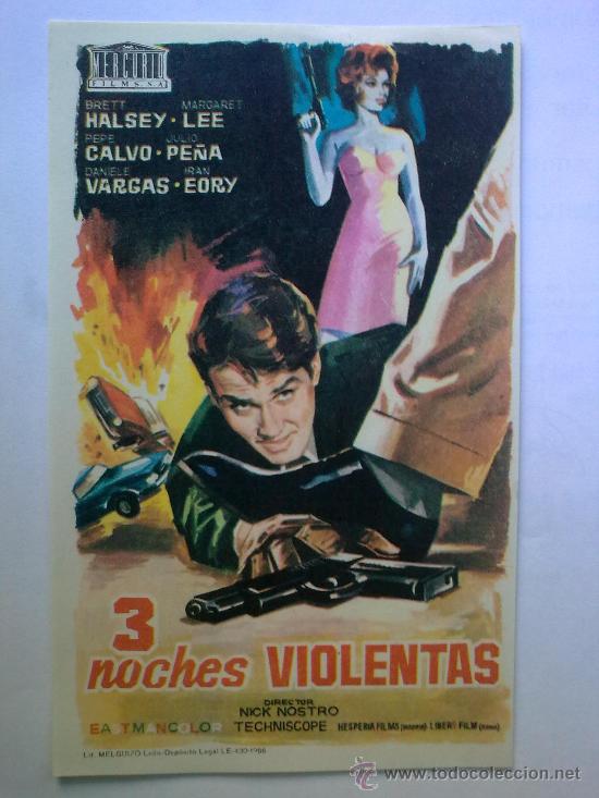 Cine: 3 NOCHES VIOLENTAS - Foto 1