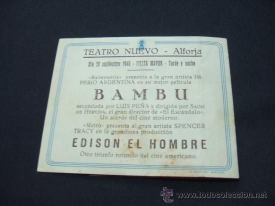 Cine: BAMBU - IMPERIO ARGENTINA - SARA MONTIEL - - Foto 3