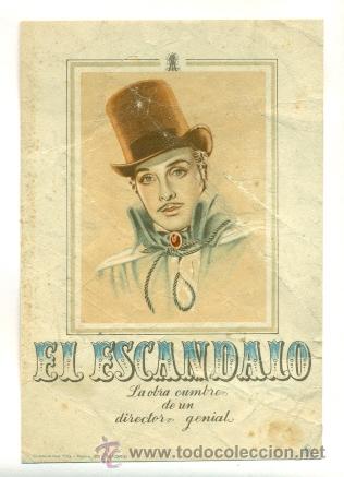 Cine: ESCANDALO EL - PROGRAMA ORIGINAL CON PUBLICIDAD - Foto 1