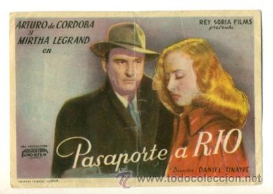 Cine: PASAPORTE A RIO - PROGRAMA ORIGINAL CON PUBLICIDAD - - Foto 1