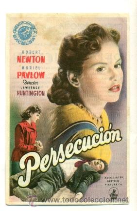 Cine: PERSECUCION  - PROGRAMA ORIGINAL CON PUBLICIDAD - - Foto 1