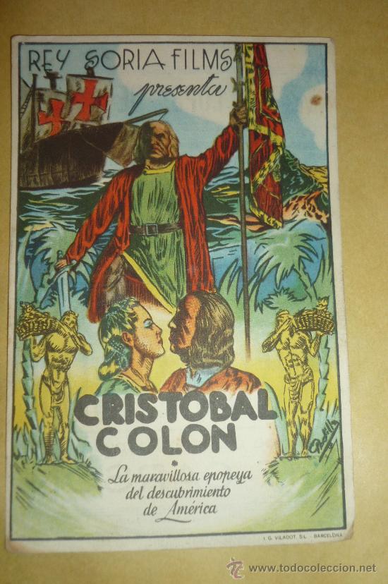 Cine: programa cine cristobal colon ,con publicidad - Foto 1