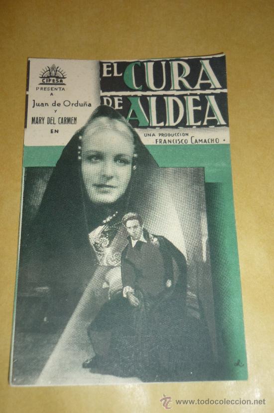 Cine: programa cine - el cura de aldea con publicidad, . - Foto 1