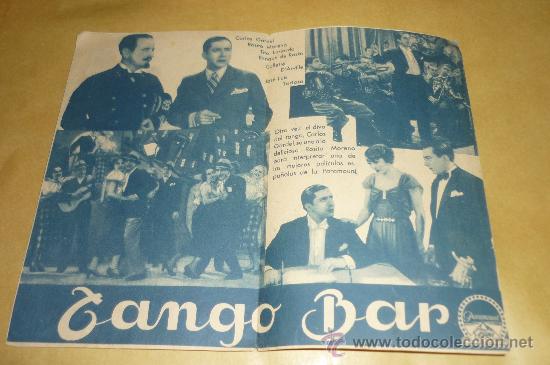 Cine: programa cine - tango bar .carlos gardel.. con publicidad, . - Foto 2
